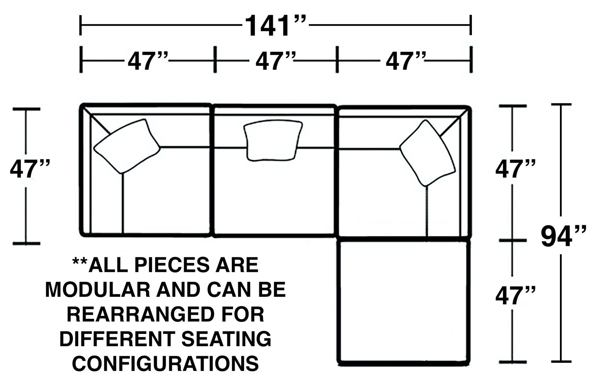 Posh - Modular Sectional - Hornell Furniture Outlet