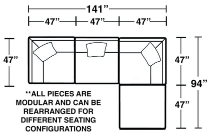 Posh - Modular Sectional - Hornell Furniture Outlet