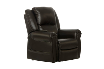 Cosset - Power Lift With Power Headrest / Layflat / Heat / Massage - Espresso - Hornell Furniture Outlet