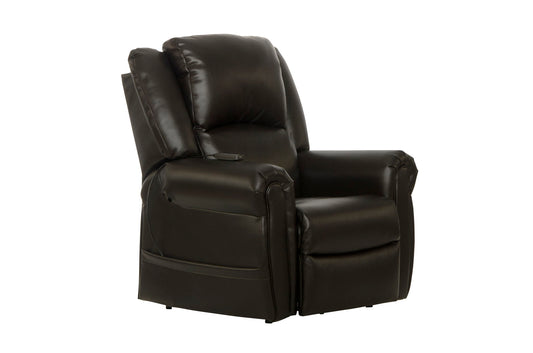 Cosset - Power Lift With Power Headrest / Layflat / Heat / Massage - Espresso - Hornell Furniture Outlet