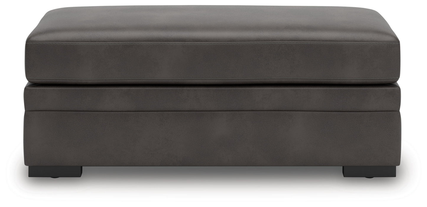 Lofton - Pike - Shadow - Oversized Accent Ottoman - Hornell Furniture Outlet