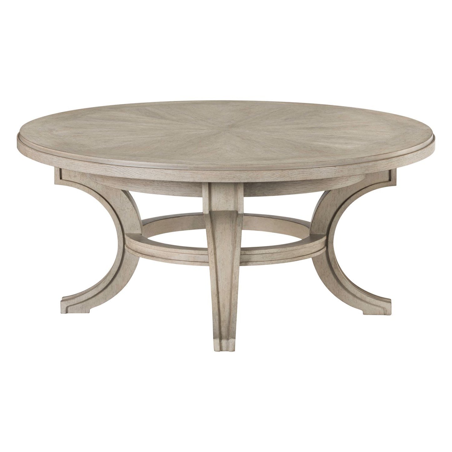 New Haven - Round Cocktail Table - Sanctuary White - Hornell Furniture Outlet