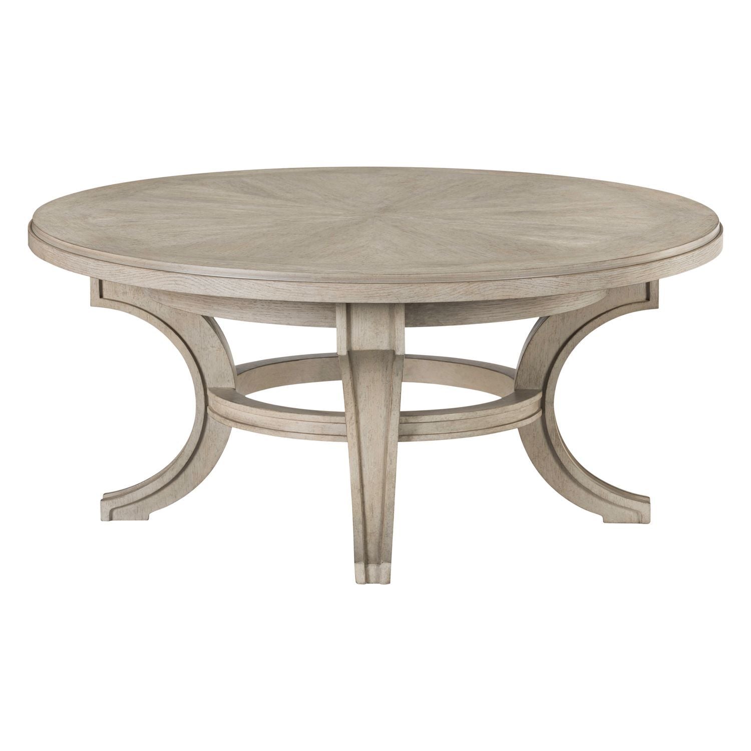 New Haven - Round Cocktail Table - Sanctuary White - Hornell Furniture Outlet