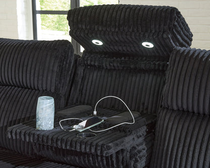 Forest Lake - Power Reclining Sofa With Adj Headrest - Hornell Furniture Outlet