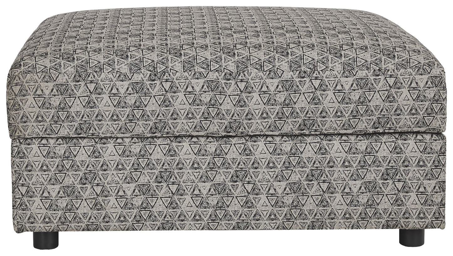 Kellway - Bisque - Ottoman With Storage - Hornell Furniture Outlet