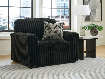 Midnight - Madness - Chair And A Half - Hornell Furniture Outlet