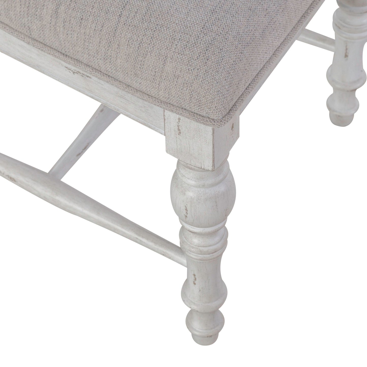 River Place - Panel Back Side Chair (RTA) - White - Hornell Furniture Outlet