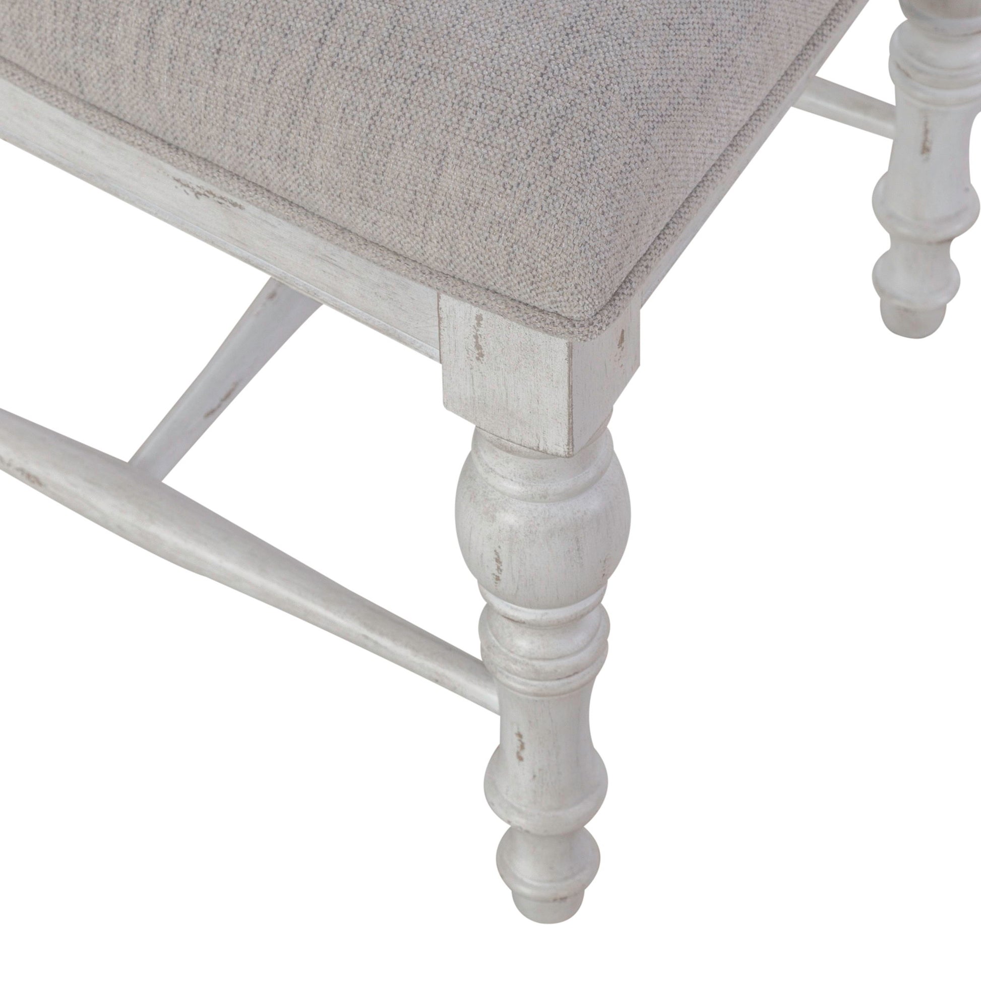 River Place - Panel Back Side Chair (RTA) - White - Hornell Furniture Outlet