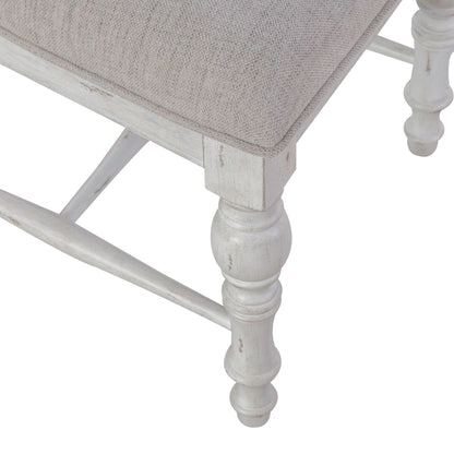 River Place - Panel Back Side Chair (RTA) - White - Hornell Furniture Outlet