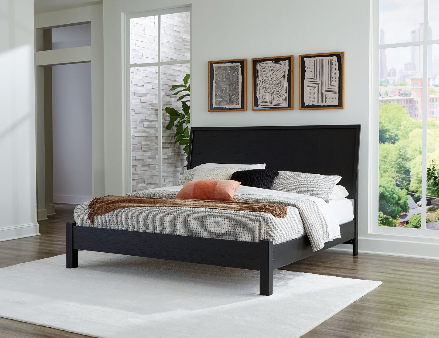 Danziar - Panel Bed With Low Footboard - Hornell Furniture Outlet