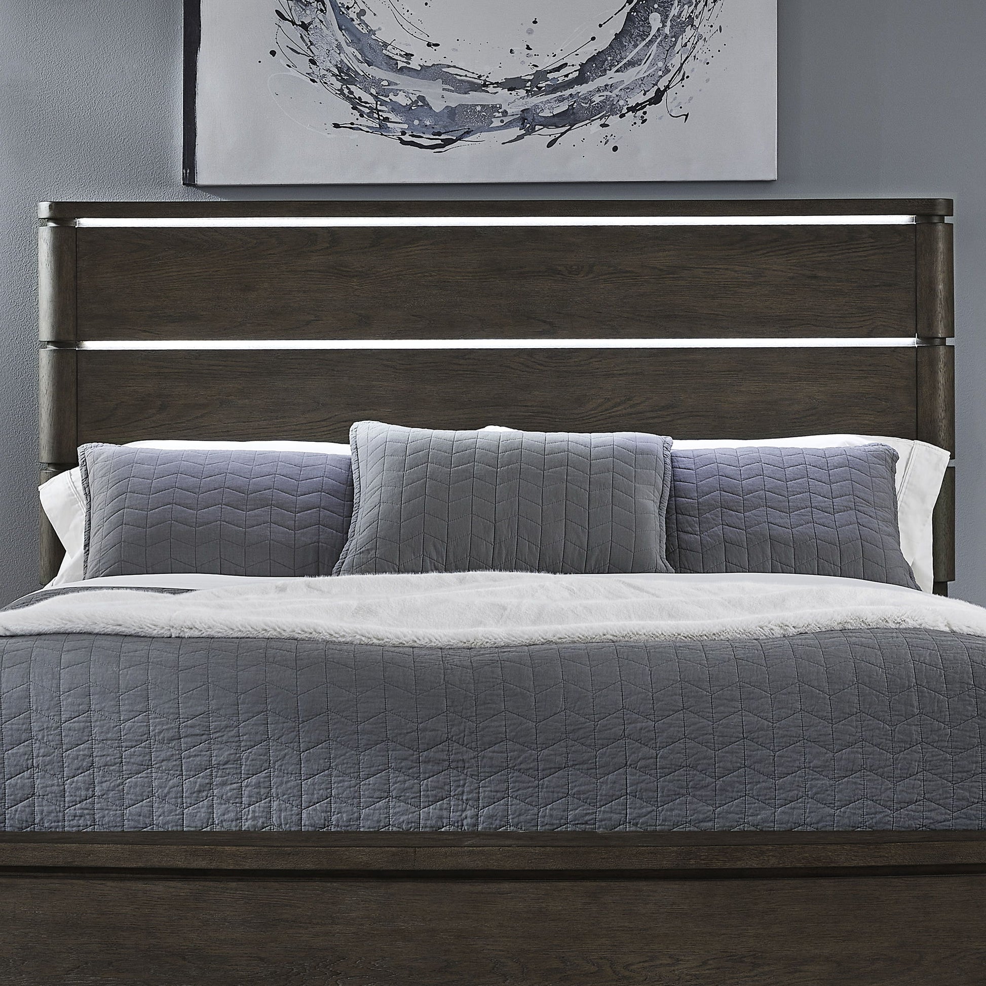 Cascade Falls - Panel Headboard - Hornell Furniture Outlet