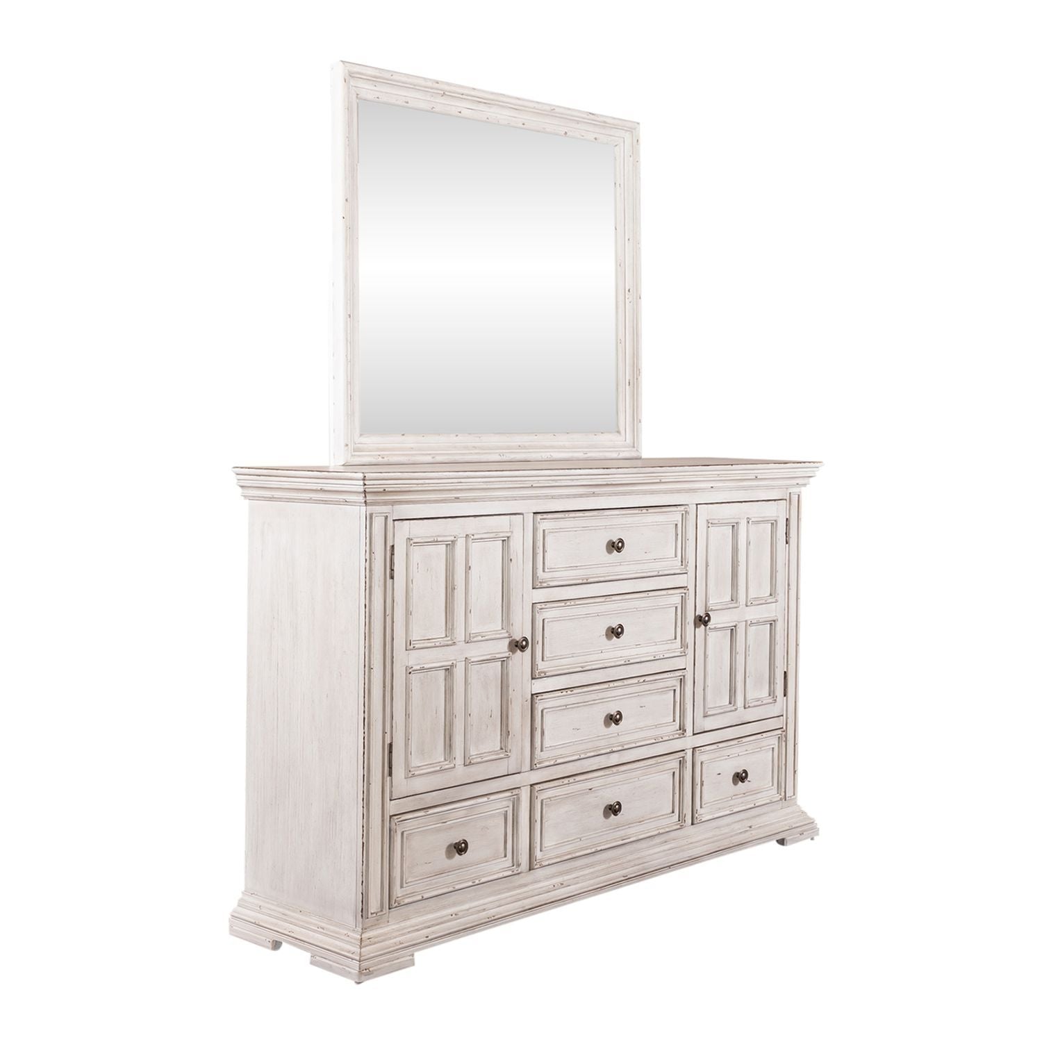 Big Valley - Dresser & Mirror - Hornell Furniture Outlet