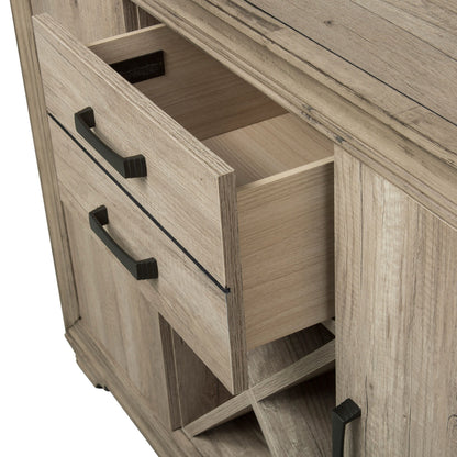 Sun Valley - Server - Light Brown - Hornell Furniture Outlet