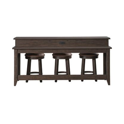 Paradise Valley - 4 Piece Living Room Set - Dark Brown - Hornell Furniture Outlet