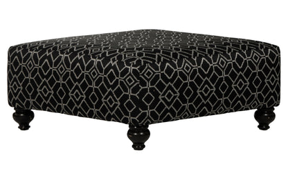 Cumberland - Cocktail Ottoman - Onyx - Hornell Furniture Outlet