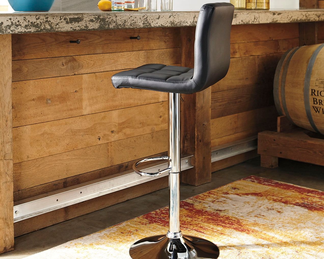 Bellatier - Adjustable Height Barstool (Set of 2) - Hornell Furniture Outlet