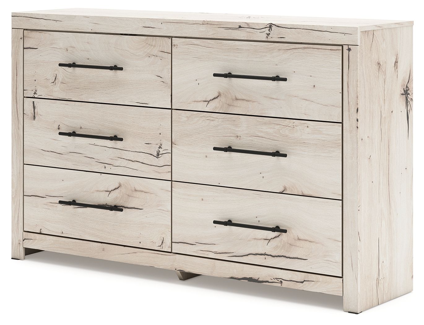 Lawroy - Light Natural - Six Drawer Dresser - Hornell Furniture Outlet