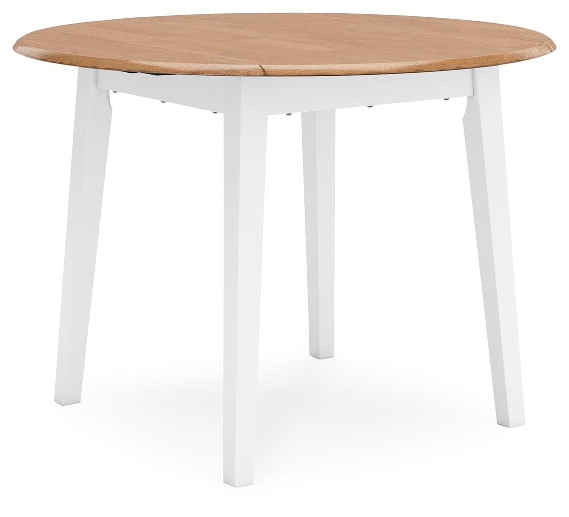 Gesthaven - Round Dining Room Drop Leaf Table Set - Hornell Furniture Outlet