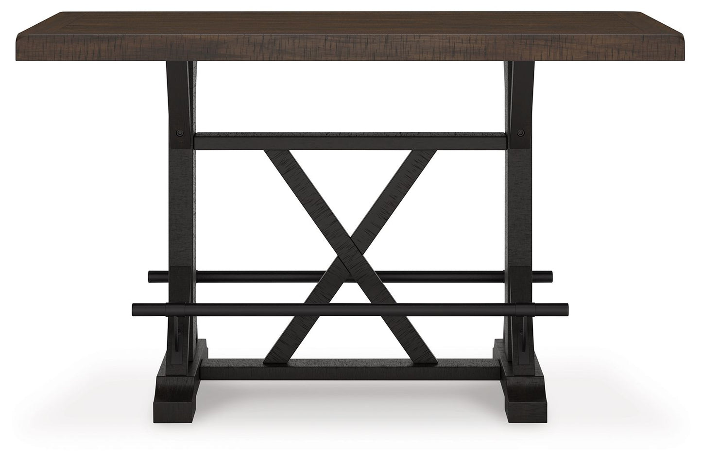 Valebeck - Rect Dining Room Counter Table With Wine Rack - Hornell Furniture Outlet