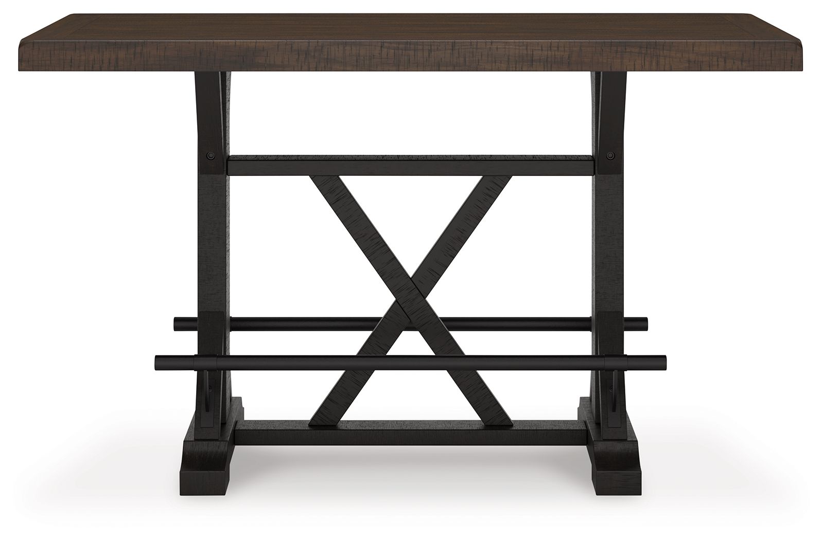 Valebeck - Rect Dining Room Counter Table With Wine Rack - Hornell Furniture Outlet