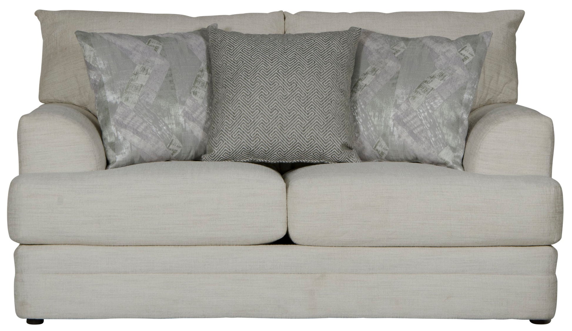 Zeller - Loveseat - Cream - Hornell Furniture Outlet
