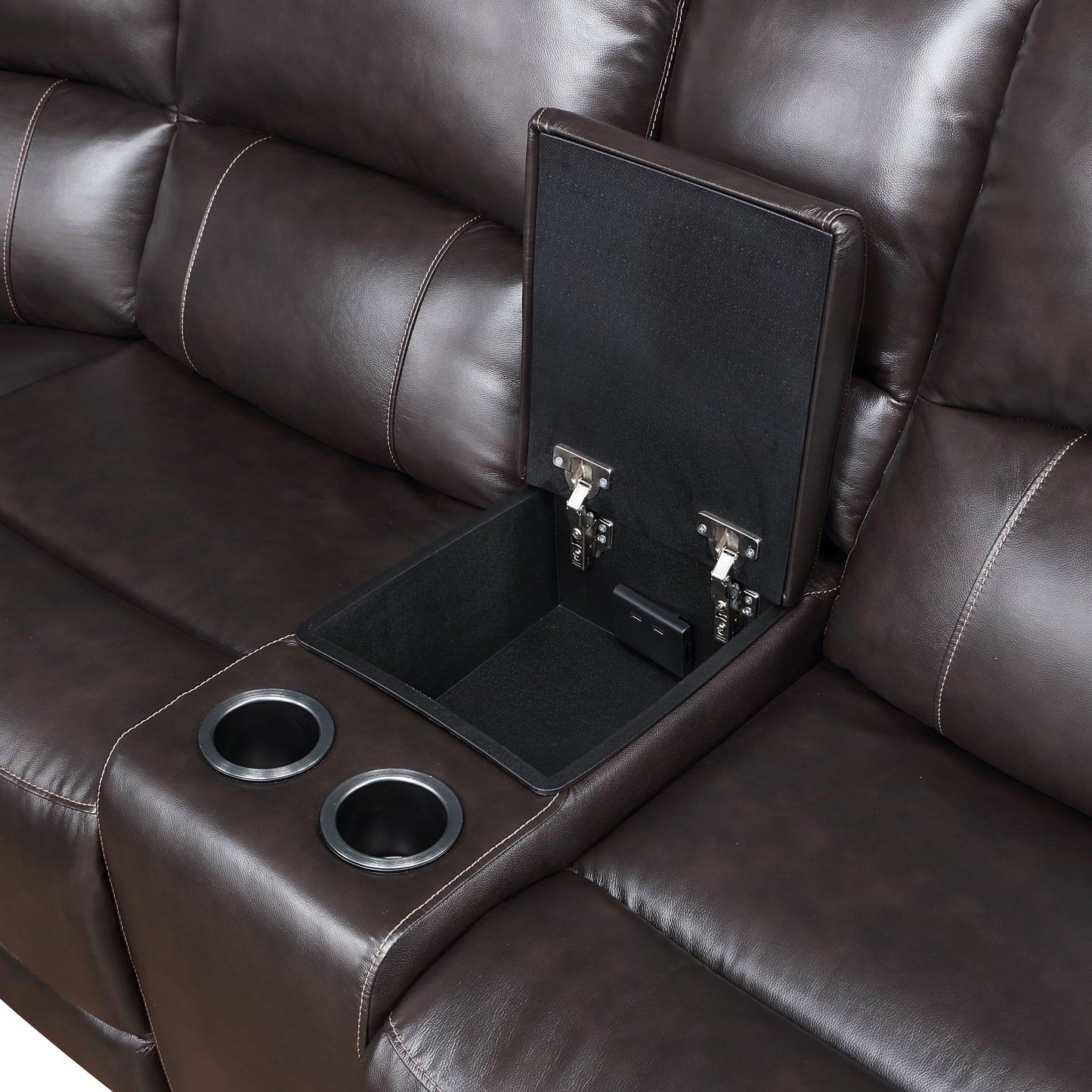 Alexandria - Leather Power Sectional - Hornell Furniture Outlet