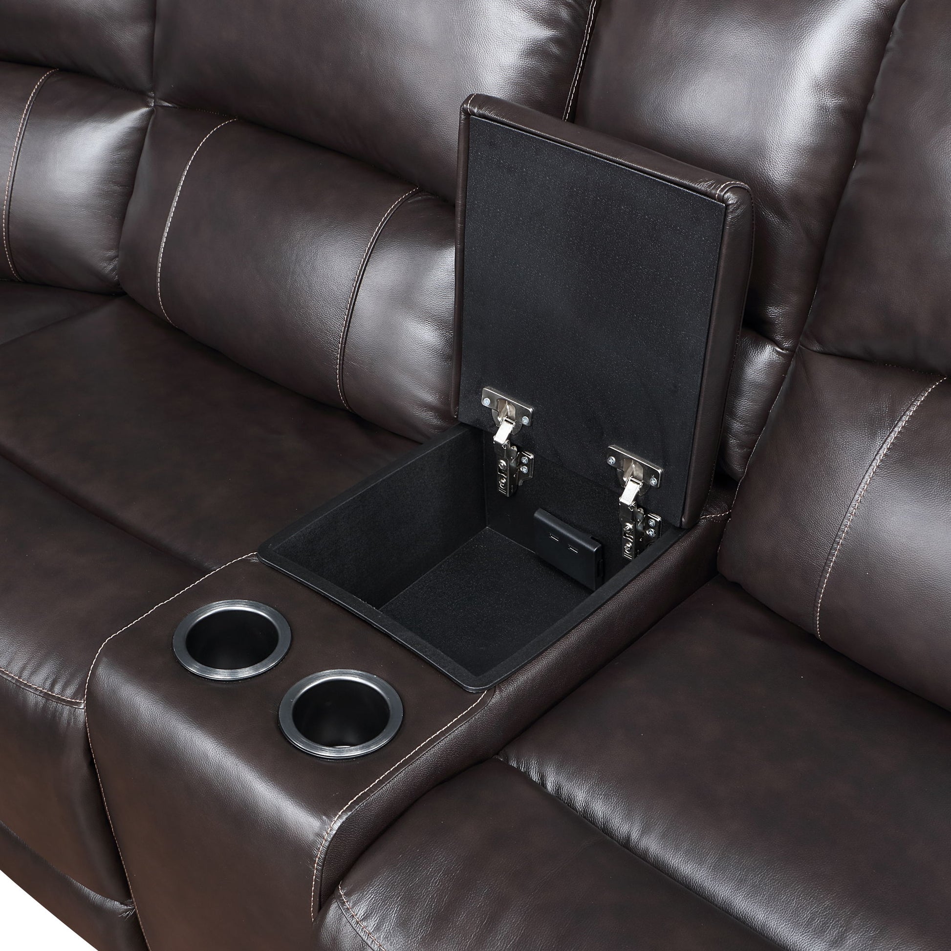 Alexandria - Leather Power Sectional - Hornell Furniture Outlet