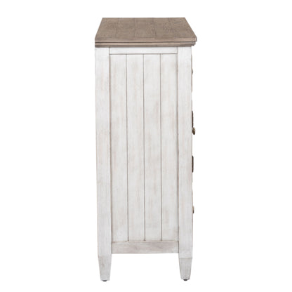 Heartland - 2 Door 6 Drawer Chesser - White - Hornell Furniture Outlet