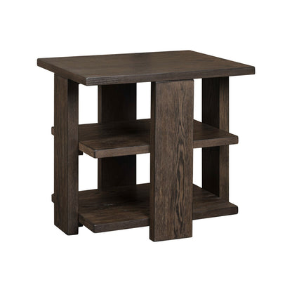 Harrison - End Table - Brown - Hornell Furniture Outlet