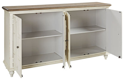 Roranville - Antique White - Accent Cabinet - Hornell Furniture Outlet