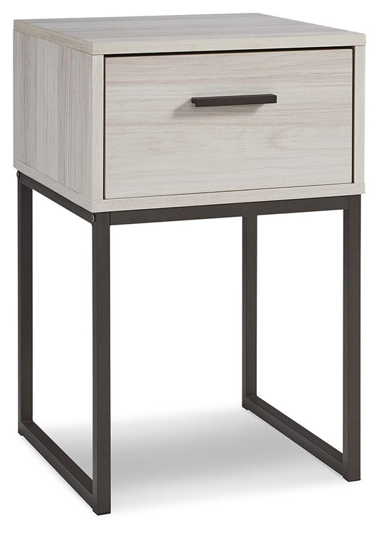 Socalle - One Drawer Night Stand - Hornell Furniture Outlet