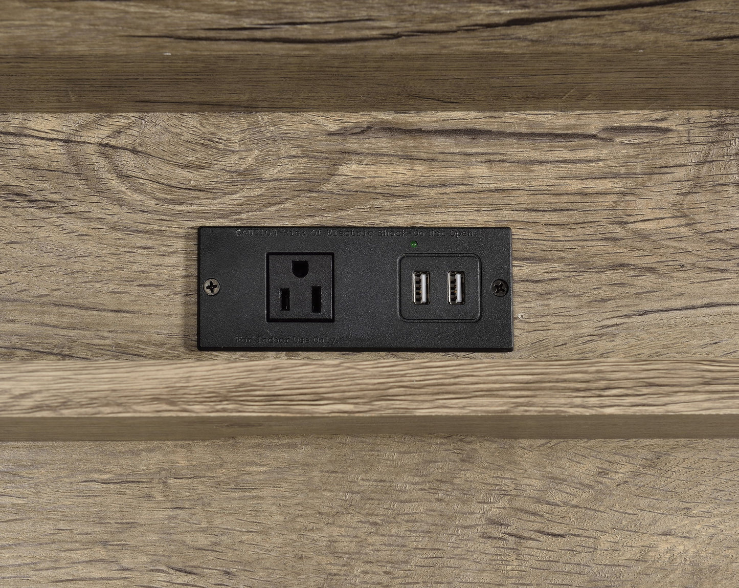 Corday - Desk With USB Port - Light Brown - Hornell Furniture Outlet