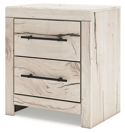Lawroy - Light Natural - Two Drawer Night Stand - Hornell Furniture Outlet