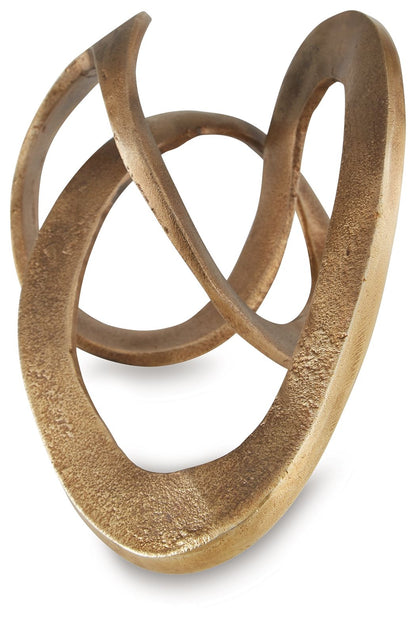 Dunnruck - Antique Brass Finish - Sculpture - Hornell Furniture Outlet