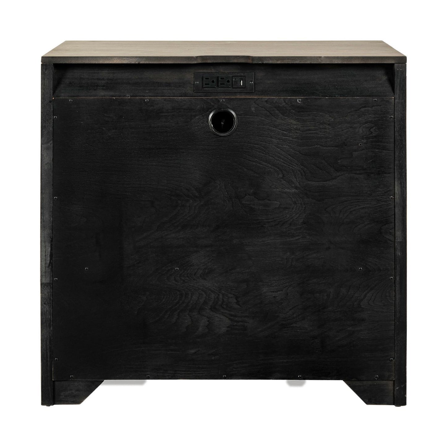Proximity Place - Bedside Chest With Charging Station - Brown - Hornell Furniture Outlet