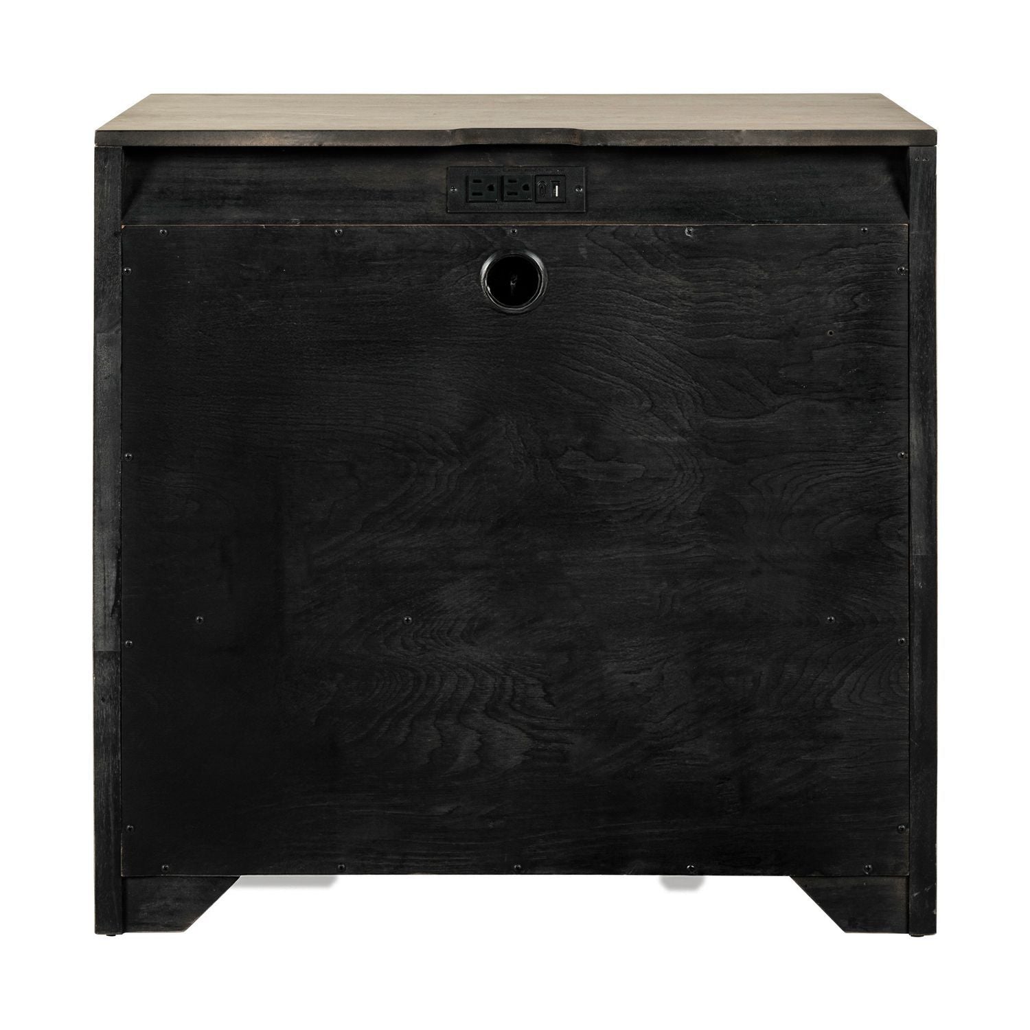 Proximity Place - Bedside Chest With Charging Station - Brown - Hornell Furniture Outlet