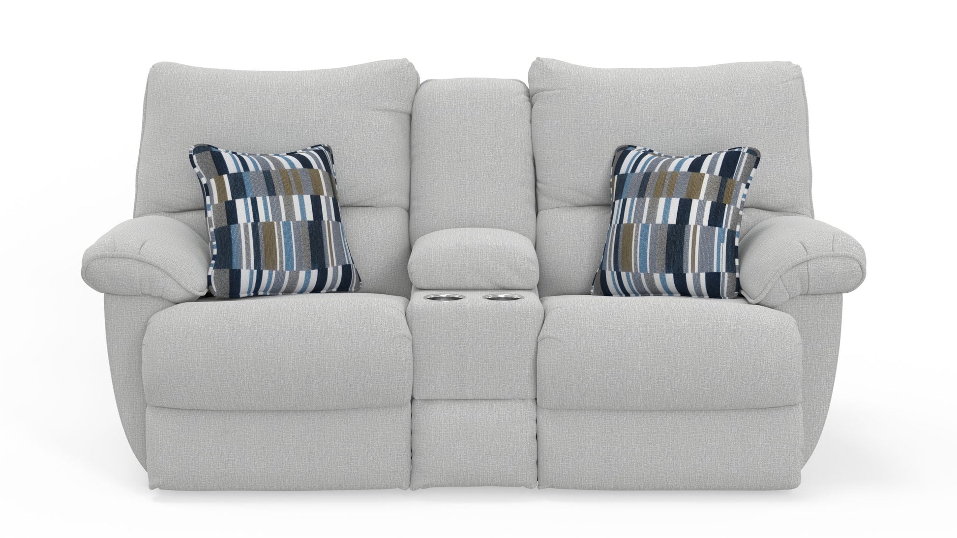 Lenny - Power Lay Flat Reclining Console Loveseat - Hornell Furniture Outlet