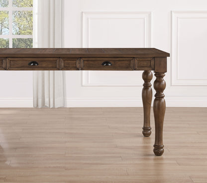 Joanna - 4 Drawer Dining Table - Brown - Hornell Furniture Outlet