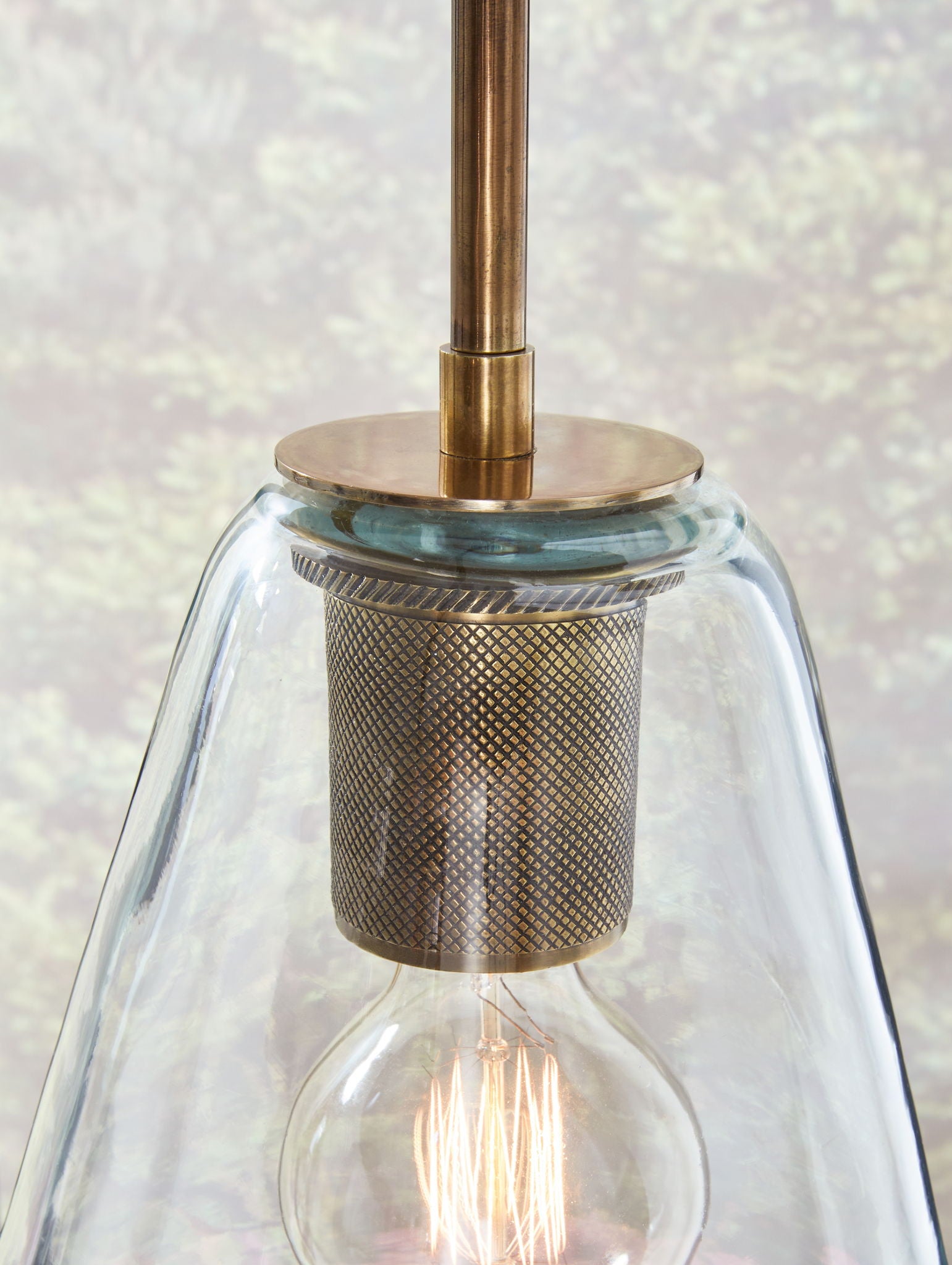 Collbrook - Glass Pendant Light - Hornell Furniture Outlet