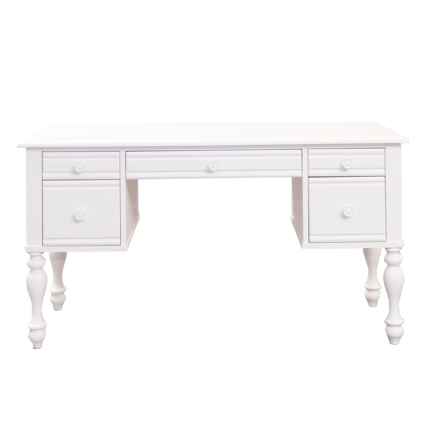 Summer House - Wood Vanity Desk - White - Hornell Furniture Outlet