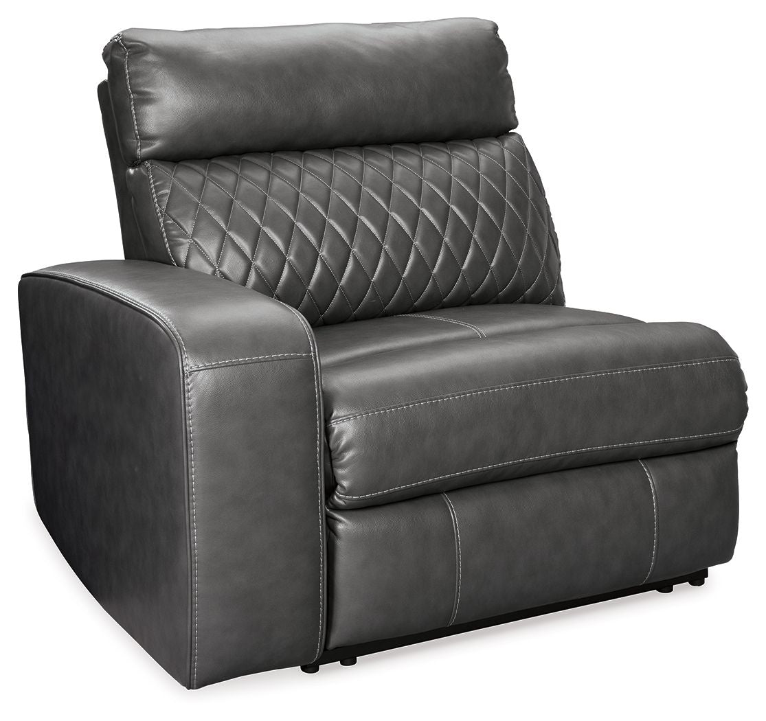 Samperstone - Power Reclining Sectional - Hornell Furniture Outlet