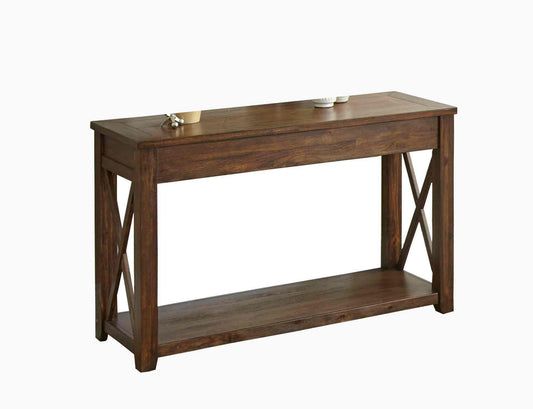 Lenka - Sofa Table - Brown - Hornell Furniture Outlet