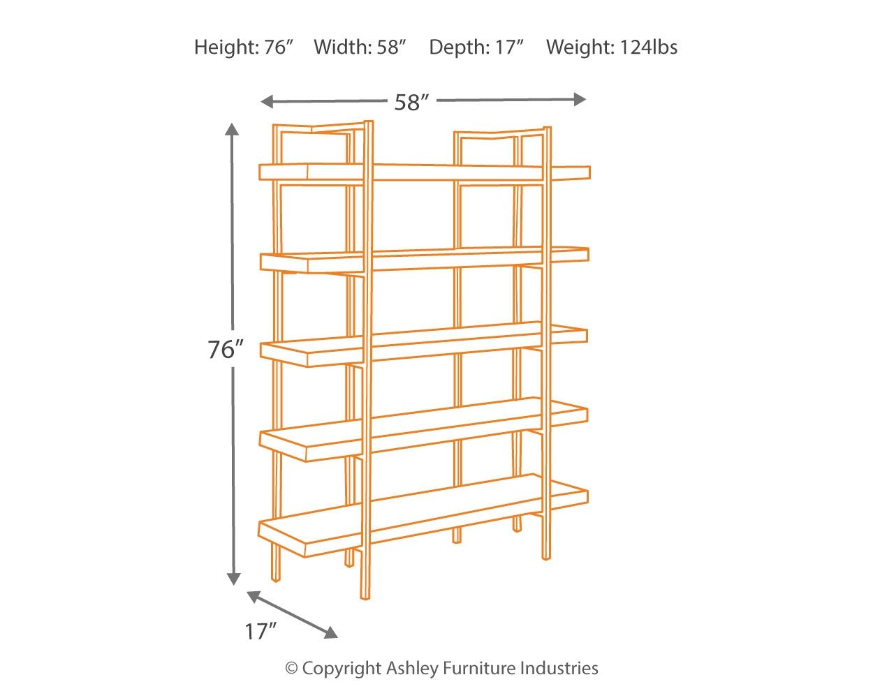Starmore - Brown - Bookcase - Hornell Furniture Outlet