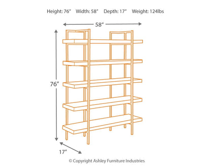 Starmore - Brown - Bookcase - Hornell Furniture Outlet