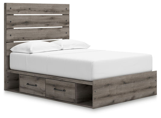 Graystorm - Panel Bed With Storage - Hornell Furniture Outlet