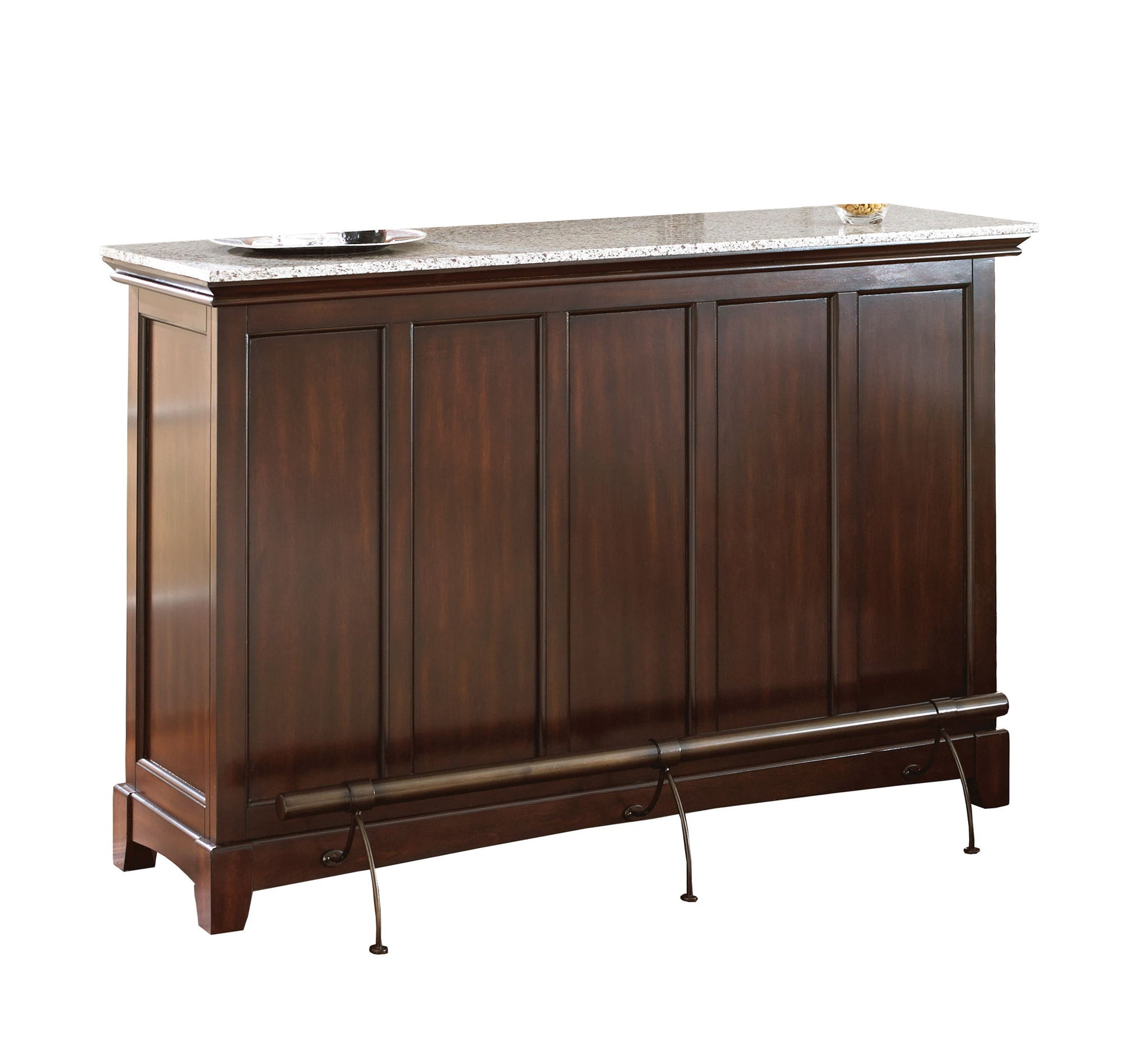 Newbury - Silverstone Top Bar Unit - Dark Brown - Hornell Furniture Outlet