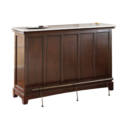 Newbury - Silverstone Top Bar Unit - Dark Brown - Hornell Furniture Outlet