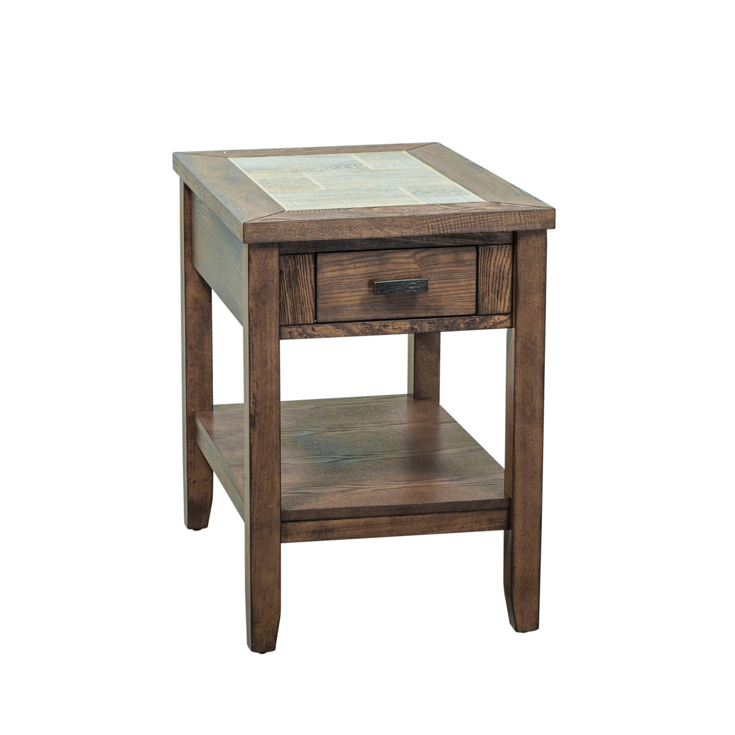 Mesa Valley - Chair Side Table - Dark Brown - Hornell Furniture Outlet