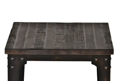 Sherlock - Square End Table - Dark Brown - Hornell Furniture Outlet