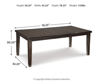 Haddigan - Dining Room Extension Table - Hornell Furniture Outlet
